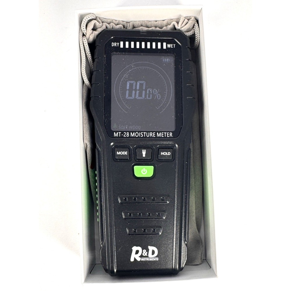 R&D‎ Instruments MT-28 Pinless Digital Moisture Meter Multi-Material